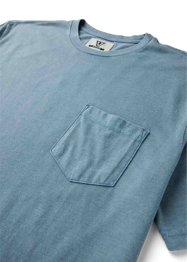 Vissla Mens Shirt Solid Sets Cosmic Wash Pocket Tee