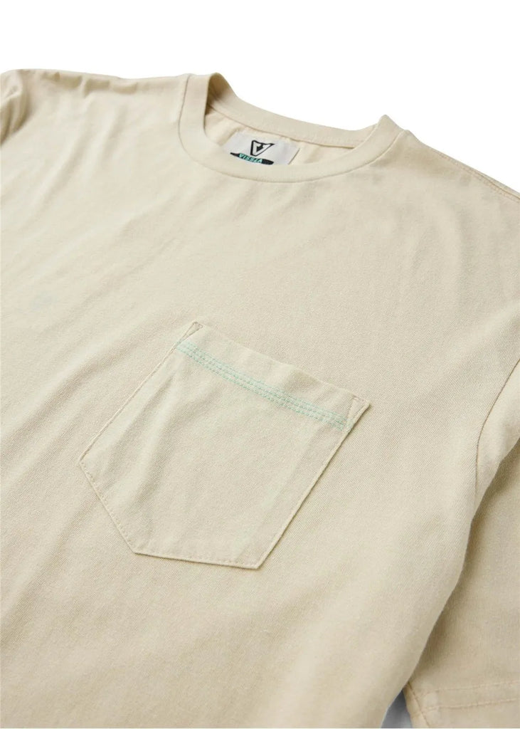 Vissla Mens Shirt Solid Sets Cosmic Wash Pocket Tee