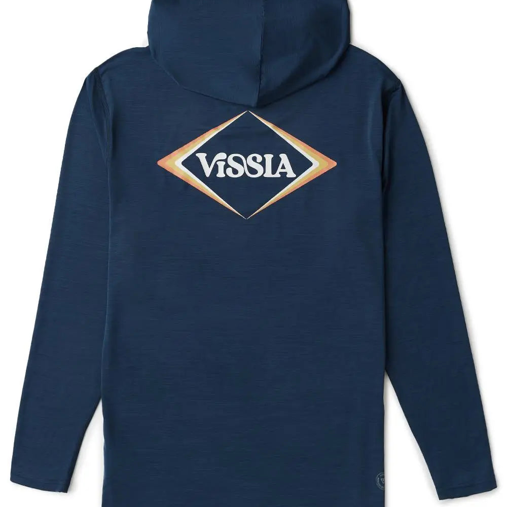 Vissla Mens Rashguard Twisted Eco Hooded LS Sun Shirt