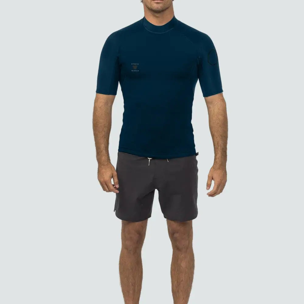 Vissla Mens Wetsuits High Seas II 1mm Short Sleeve Wetsuit Jacket