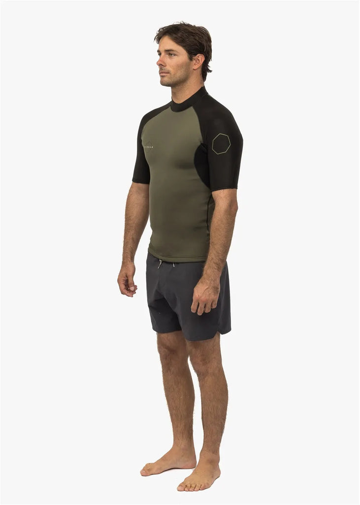Vissla Mens Wetsuits High Seas II 1mm Short Sleeve Wetsuit Jacket