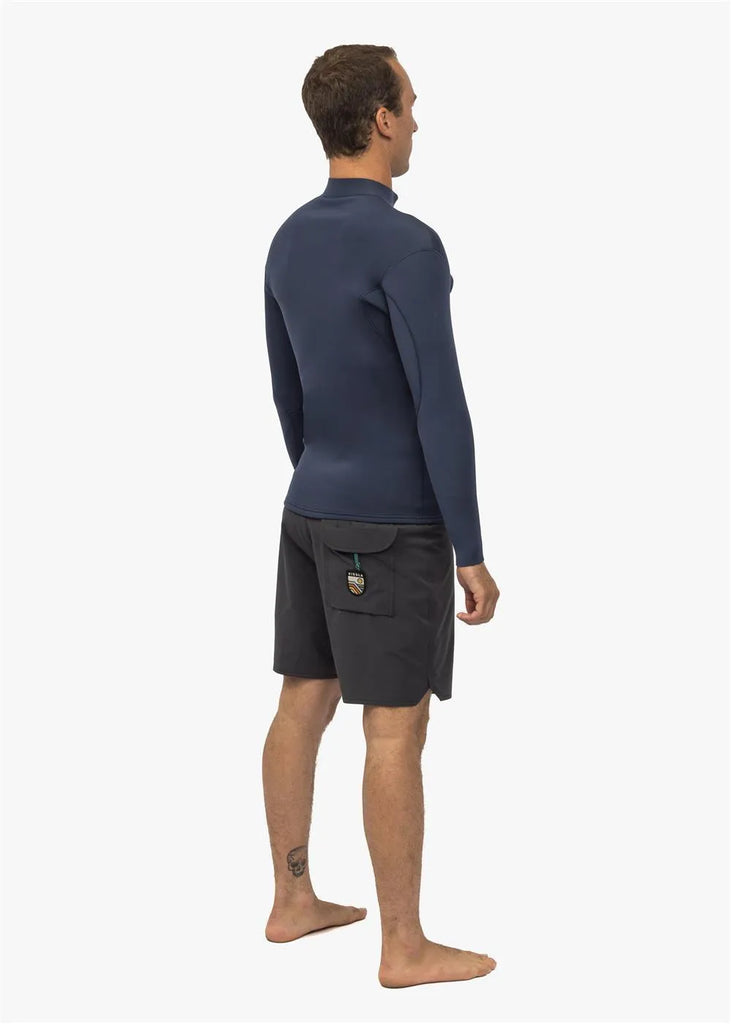 Vissla Mens Wetsuit Jacket Solid Sets 2mm Front Zip