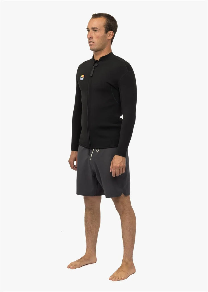 Vissla Mens Wetsuit Jacket Solid Sets 2mm Front Zip