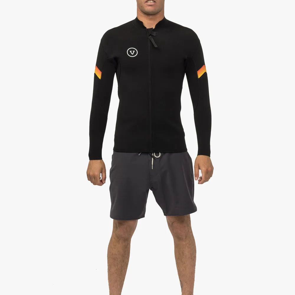 Vissla Mens Wetsuit Raditude 2mm Front Zip Wetsuit Jacket