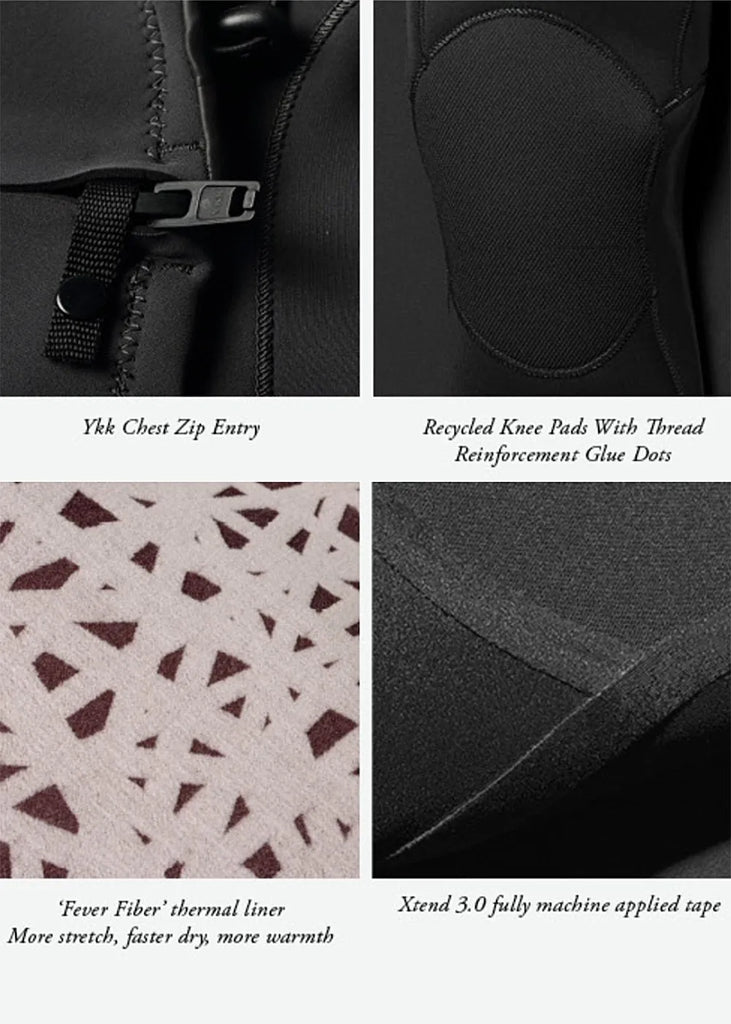 Vissla Mens Wetsuits High Seas 4/3 High Seas Chest Zip