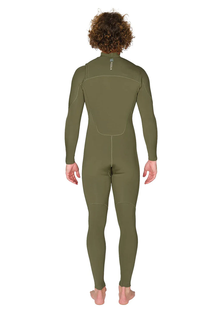 Vissla Mens Wetsuit 7 Seas 4/3 Chest Zip Full Suit