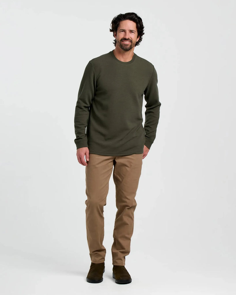 Free Fly Mens Shirt Waffle Crew