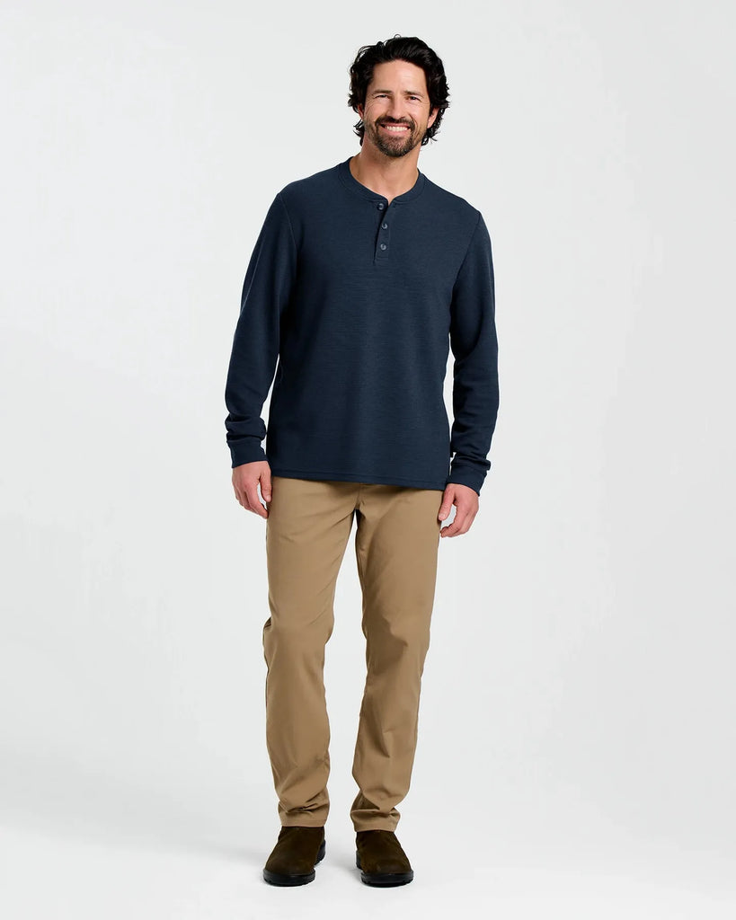 Free Fly Mens Shirt Waffle Long Sleeve Henley