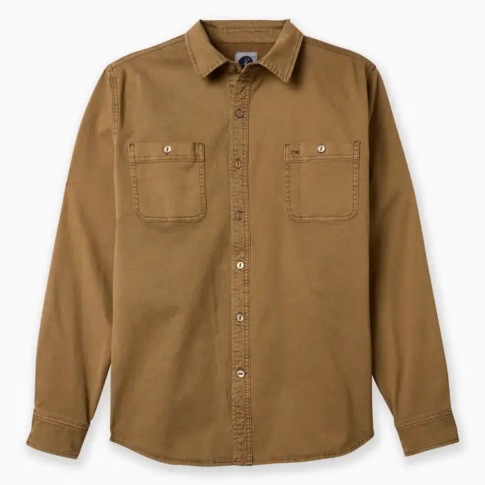 Toes On The Nose Mens Shirt Laidback Craftsman Garment Dyed