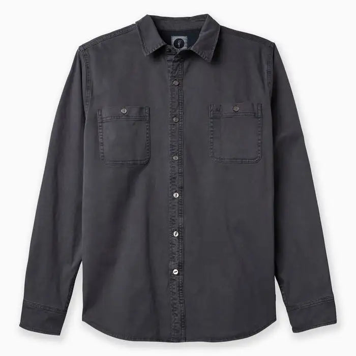 Toes On The Nose Mens Shirt Laidback Craftsman Garment Dyed