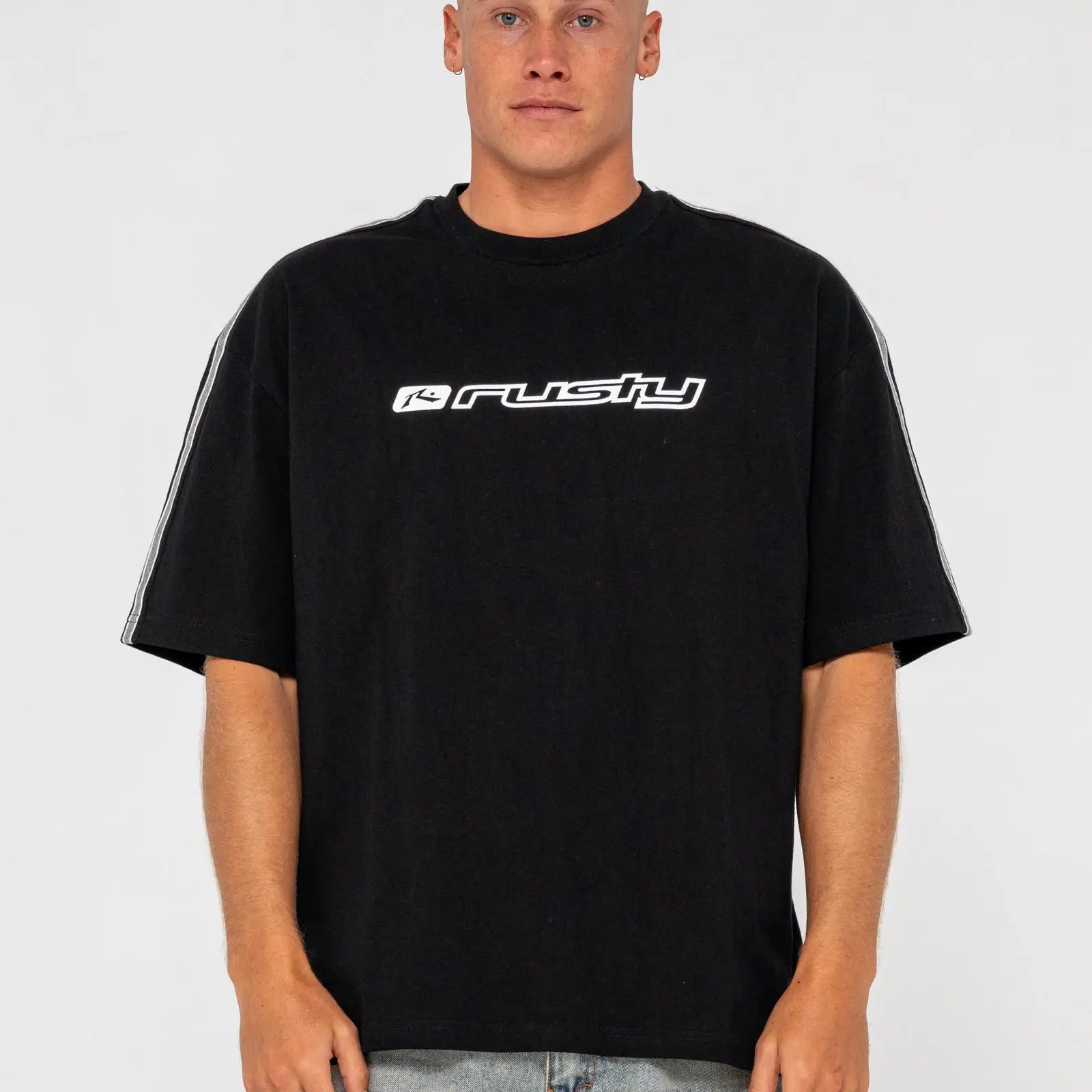 Rusty Mens Shirt Gaffa Taped