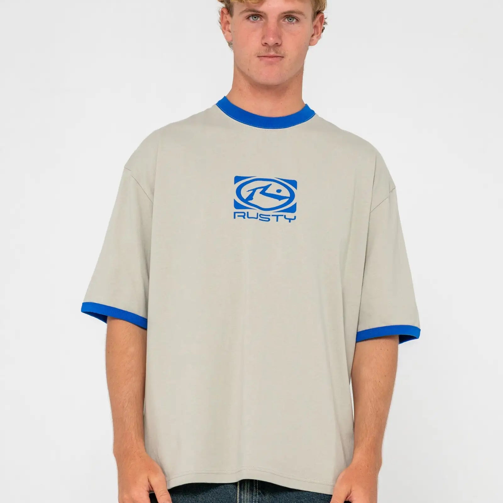 Rusty Mens Shirt Hyper Ringer