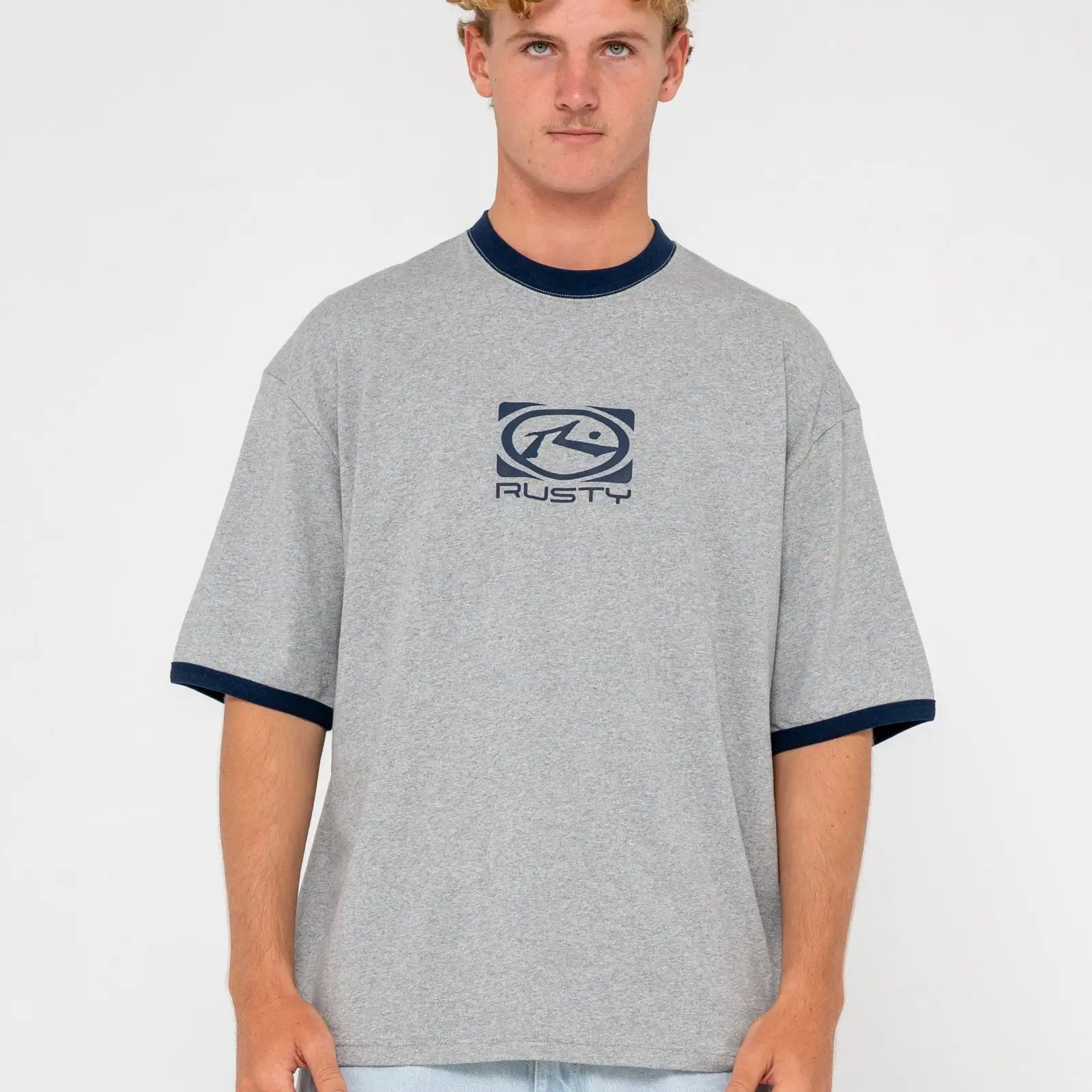 Rusty Mens Shirt Hyper Ringer