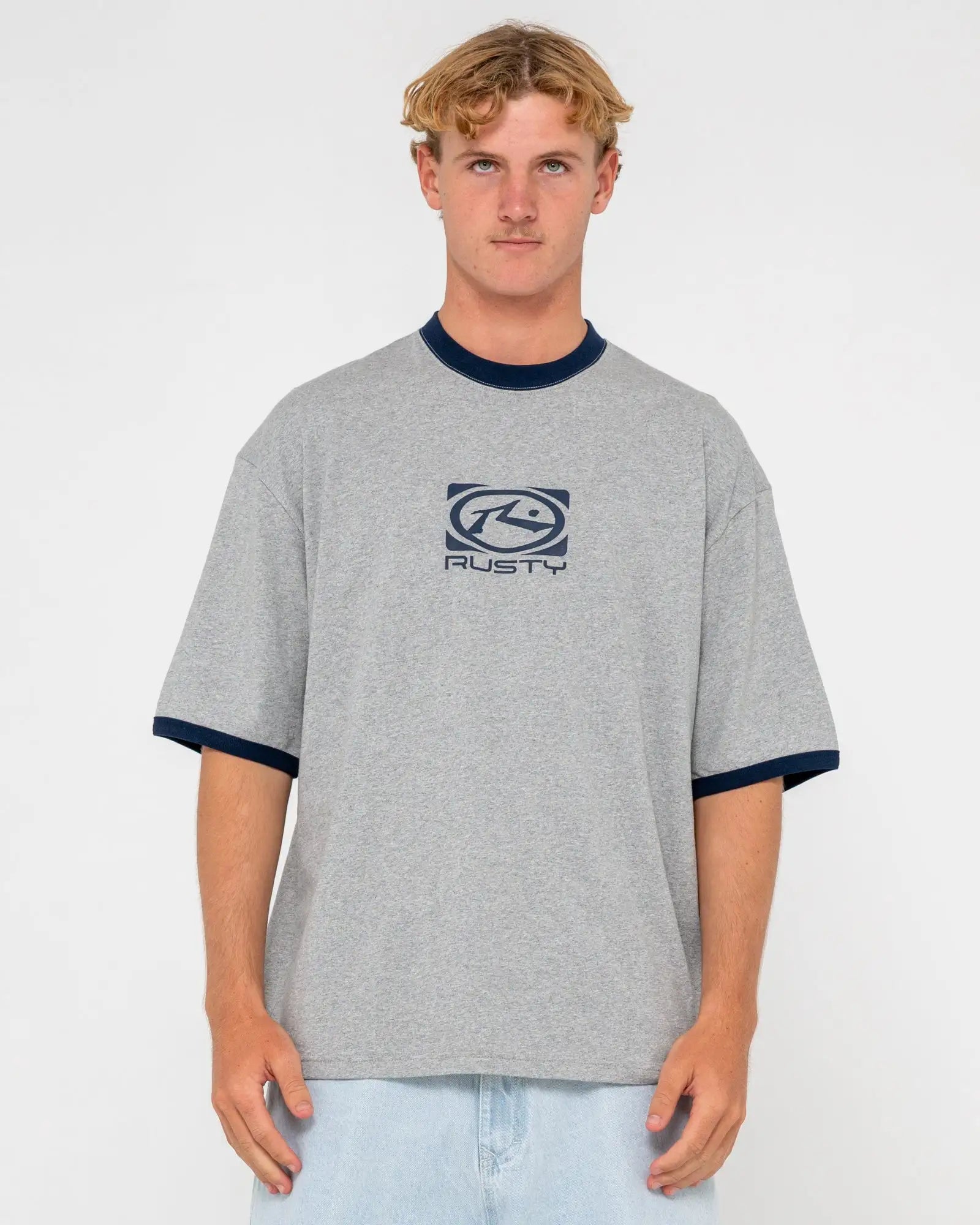 Rusty Mens Shirt Hyper Ringer