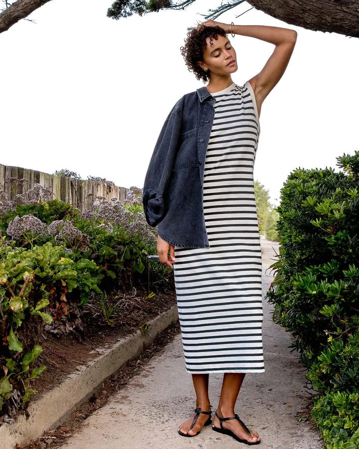 Outerknown Womens Dress The Big Heavy Muscle Tee Dress