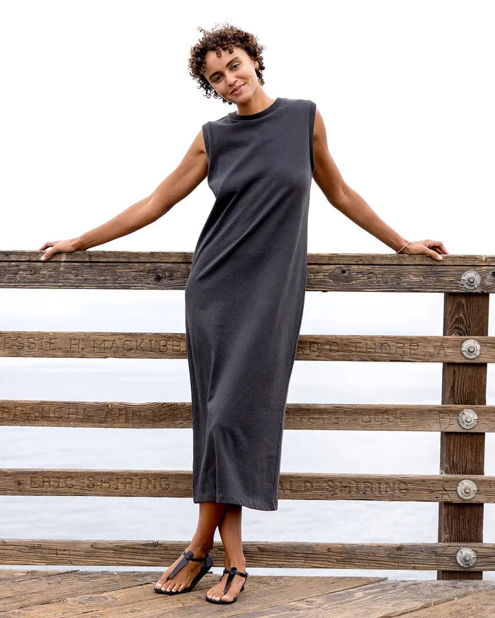 Outerknown Womens Dress The Big Heavy Muscle Tee Dress