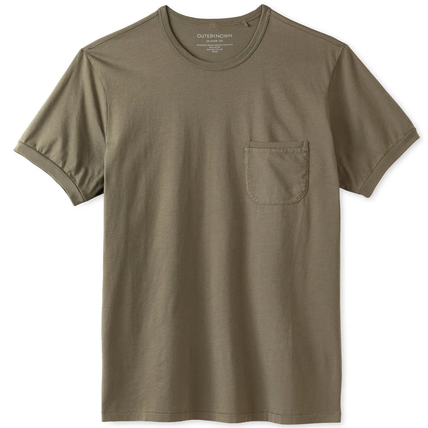 Outerknown Mens Shirt Sojourn Pocket Tee