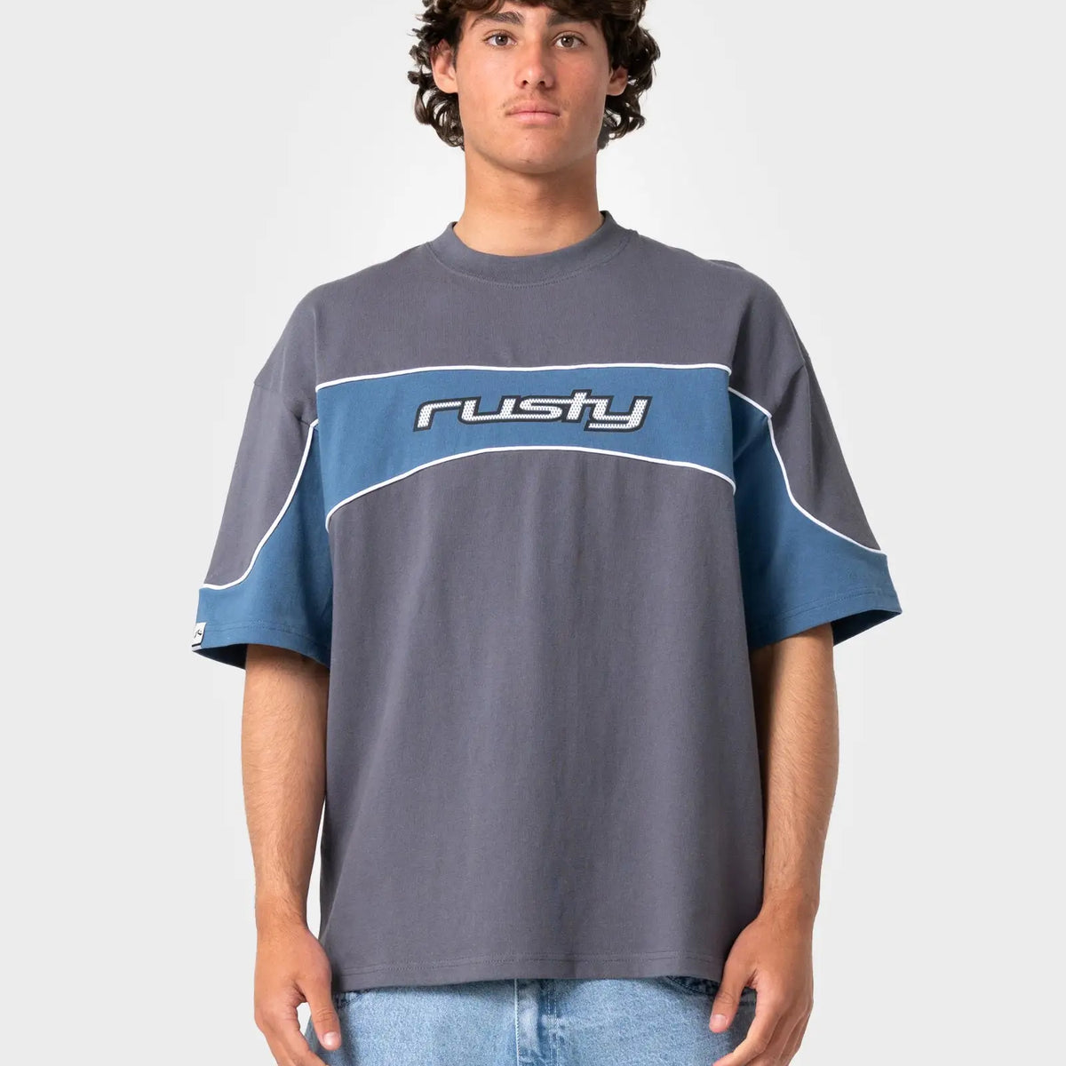 Rusty Mens Shirts Kinetic Short Sleeve Heavy Tee