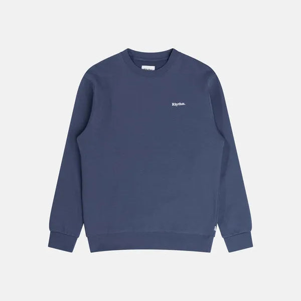Rhythm Mens Sweatshirt Brand Fleece Crew