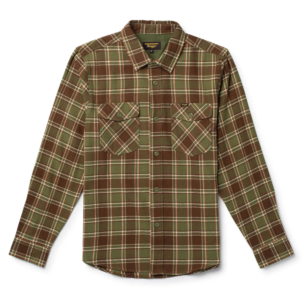Seager Mens Shirt Calico Flannel