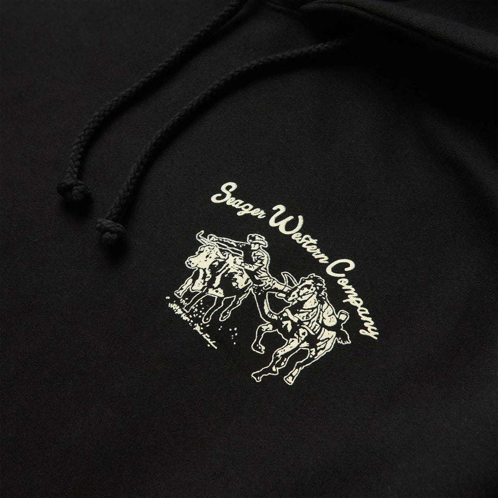 Seager Mens Sweatshirt Los Rios Mid-Weight Hoodie