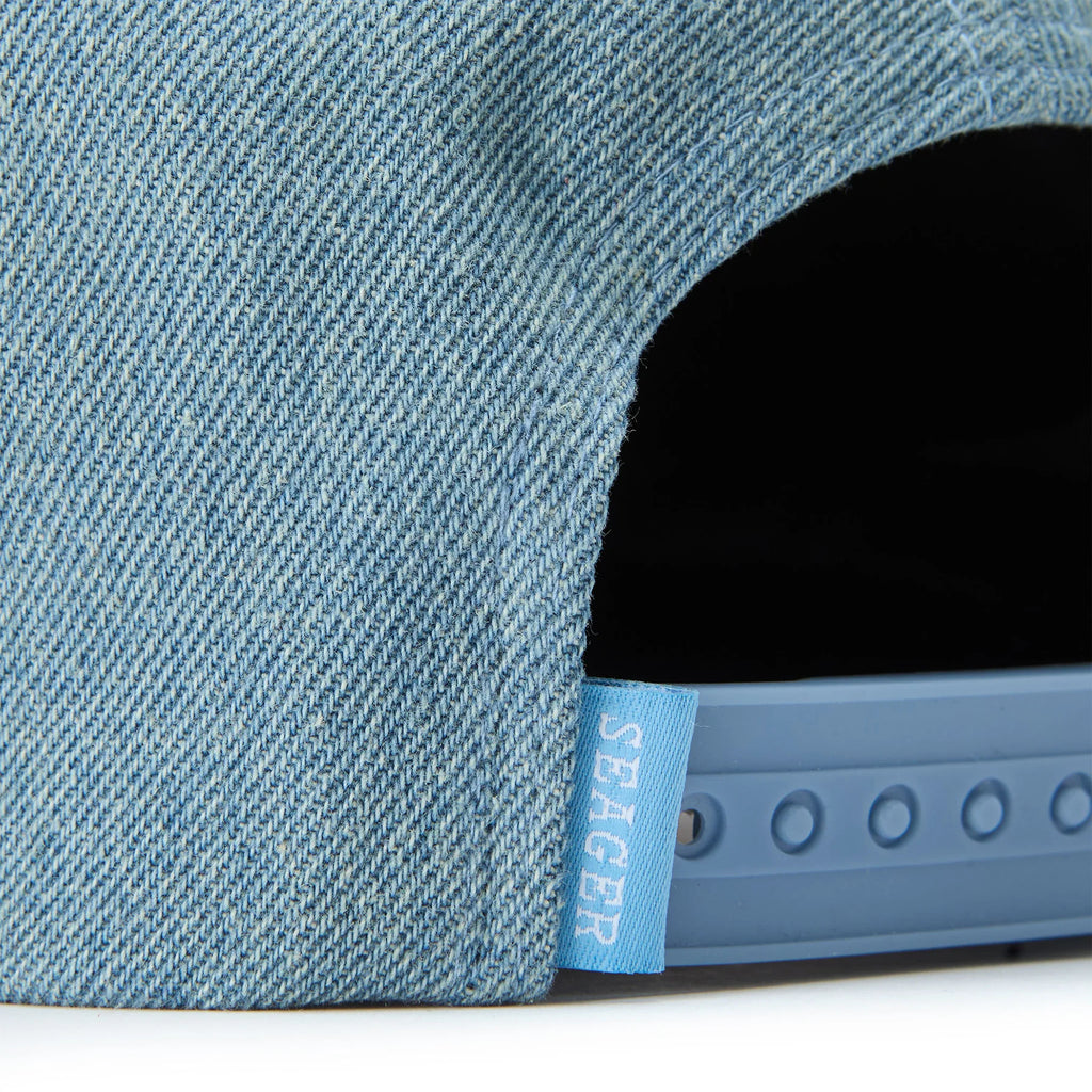Seager Hat Truth Snapback Light Wash Denim