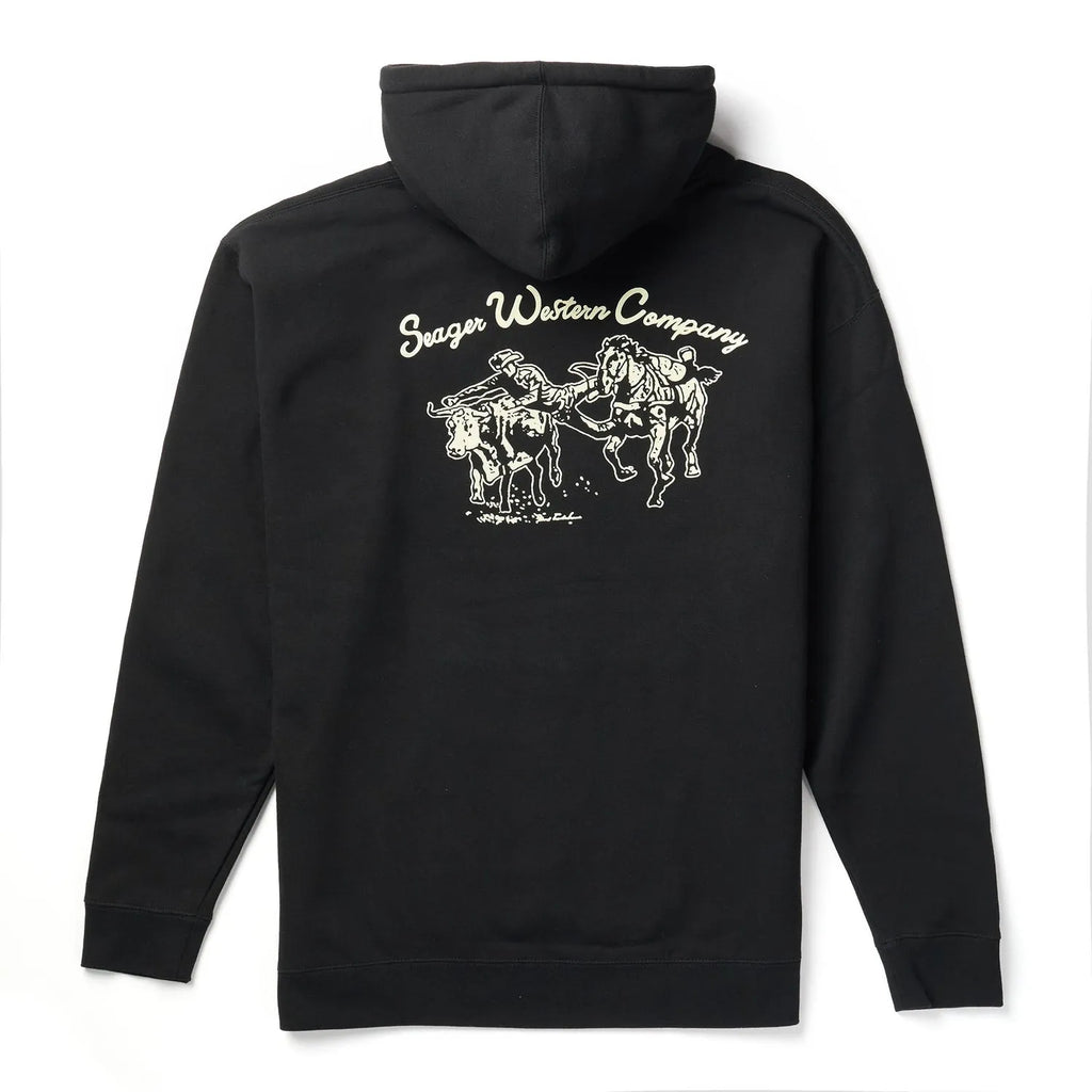 Seager Mens Sweatshirt Los Rios Mid-Weight Hoodie