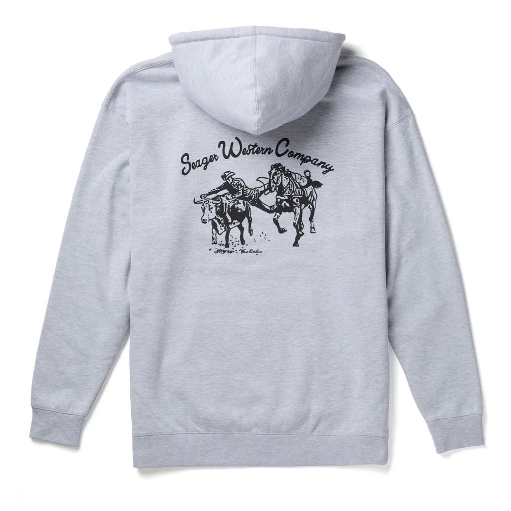 Seager Mens Sweatshirt Los Rios Mid-Weight Hoodie