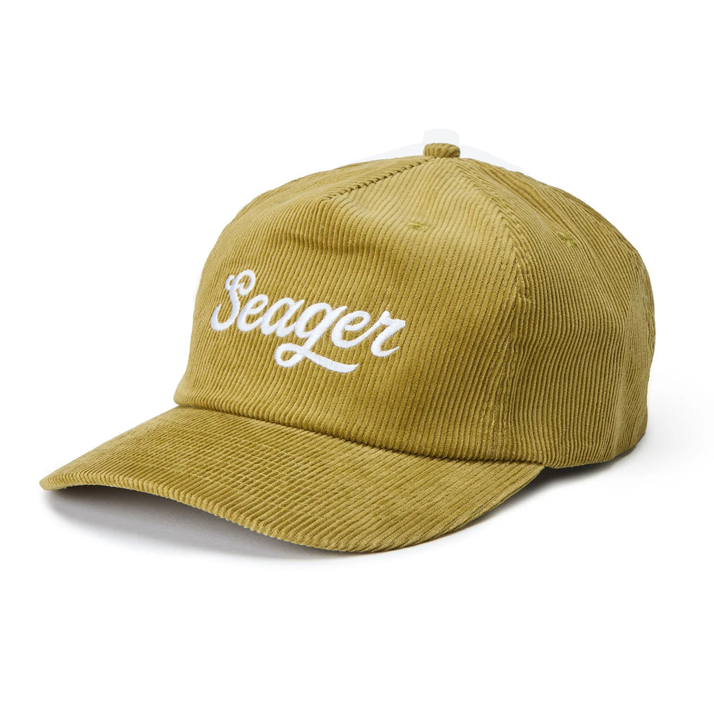 Seager Hat Big Olive Corduroy Snapback