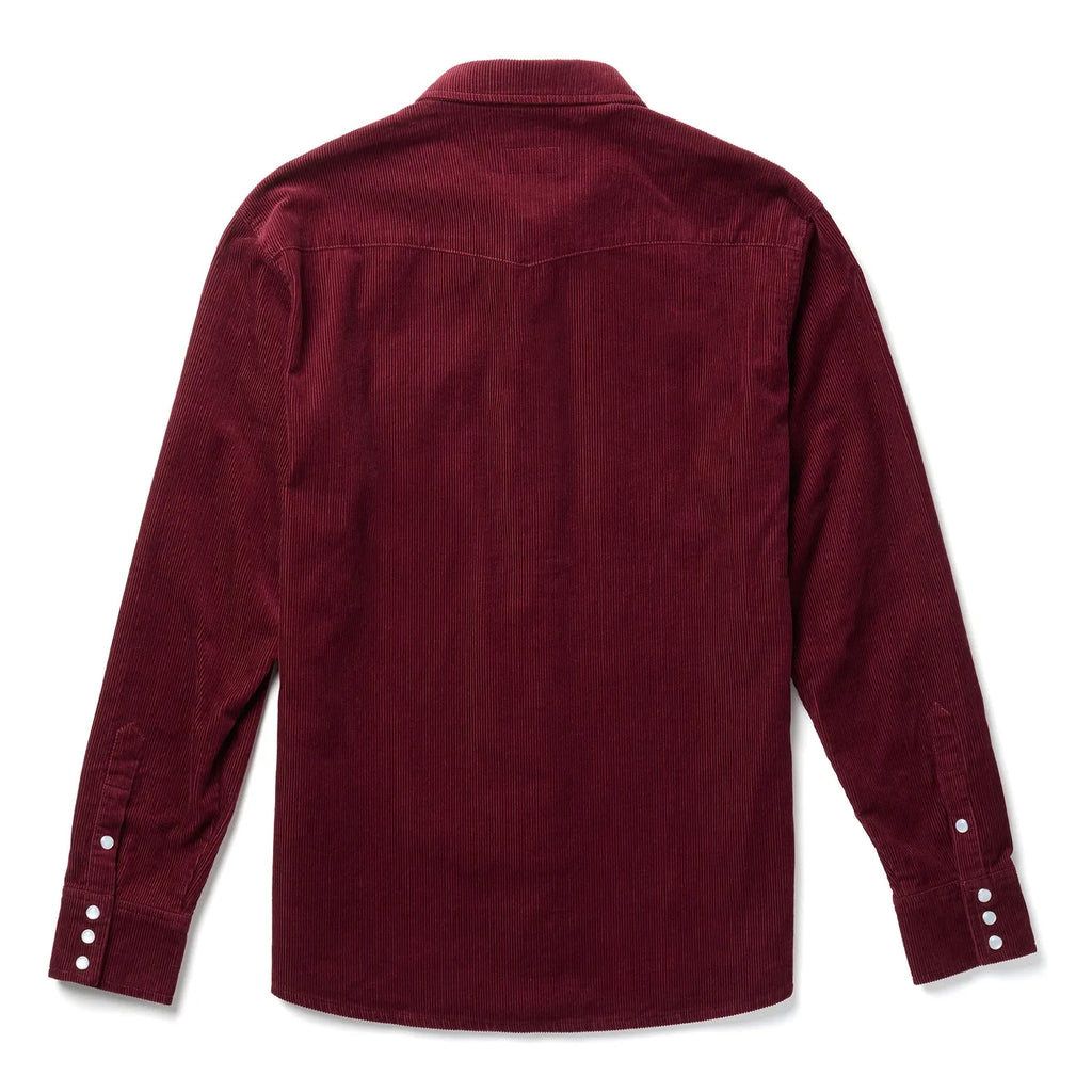 Seager Mens Shirt Reagan Pearl Snap Corduroy
