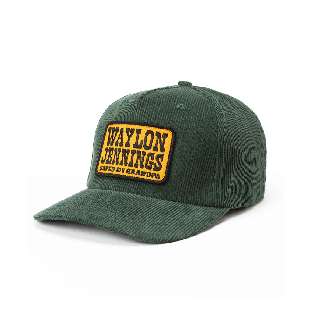 Seager X Waylon Jennings Hat Grandpa Corduroy Snapback