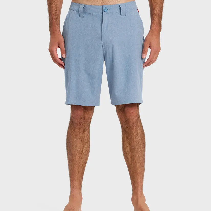 Quiksilver Mens Shorts Union Heather Amphibian 20" Hybrid