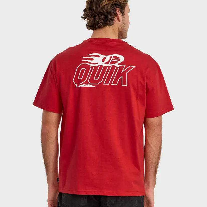 Quiksilver Mens Shirt Stacked Mercury Oversized Heavyweight