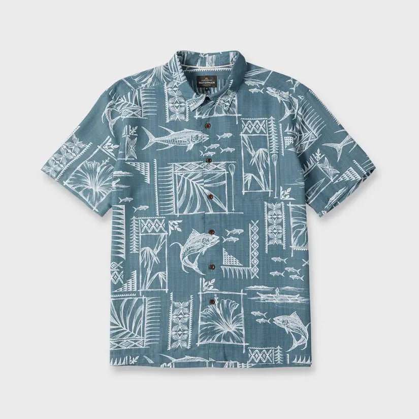 Quiksilver Waterman Mens Woven Paradise Bay