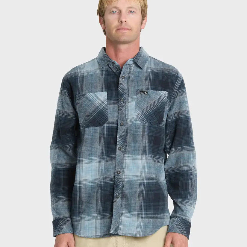 Quiksilver Mens Shirt Avalon Long Sleeve Flannel