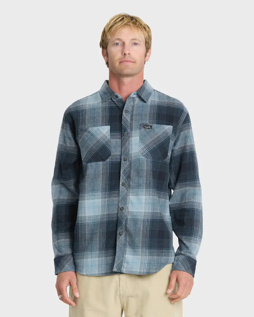 Quiksilver Mens Shirt Avalon Long Sleeve Flannel