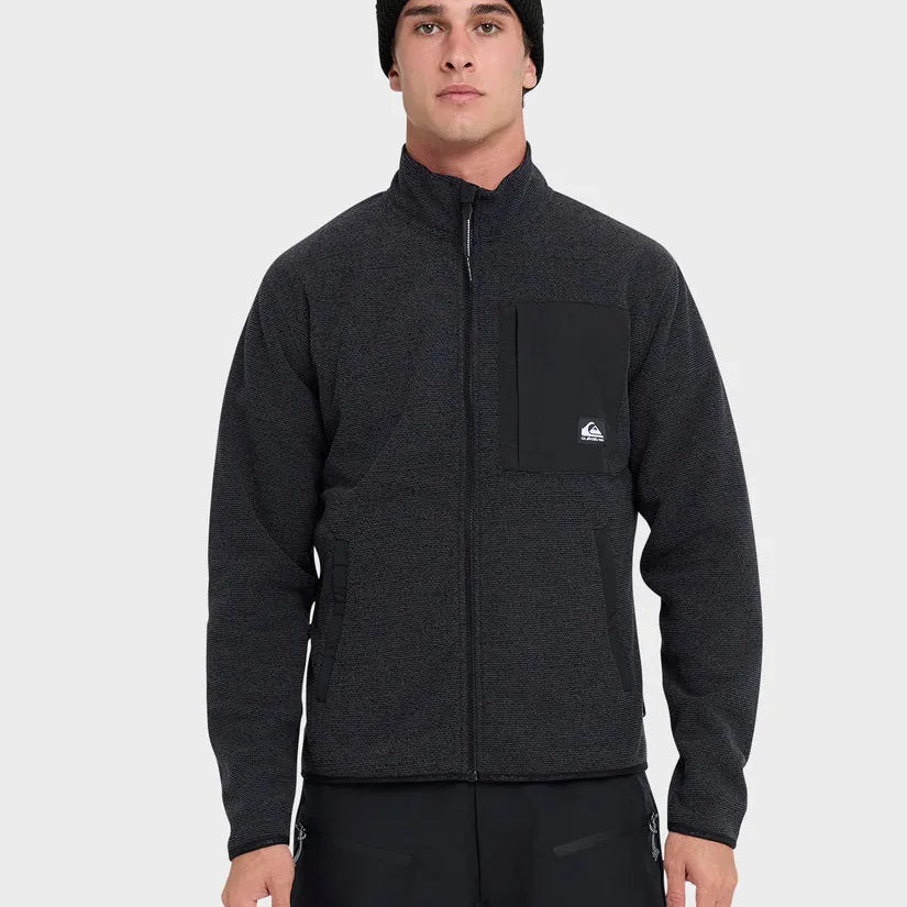 Quiksilver Mens Snow Layers Aker Full Zip Technical Fleece