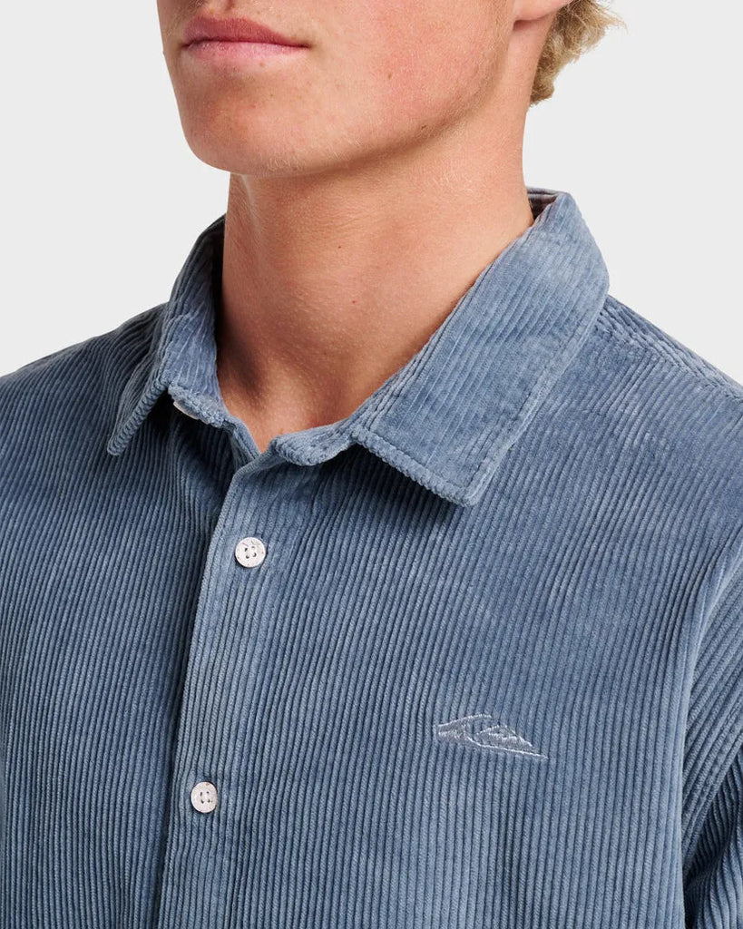 Quiksilver Mens Shirt Cord Long Sleeve