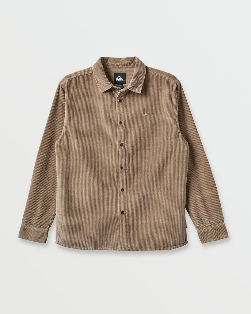 Quiksilver Mens Shirt Cord Long Sleeve