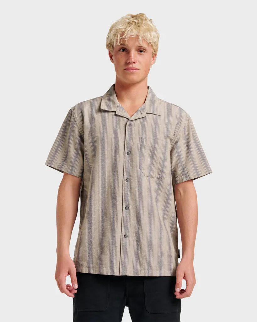 Quiksilver Mens Woven Oxford Stripe Casual