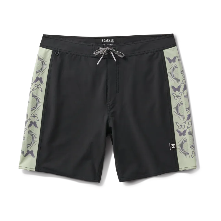 Roark Revival Mens Boardshorts Passage Hemp 18.5