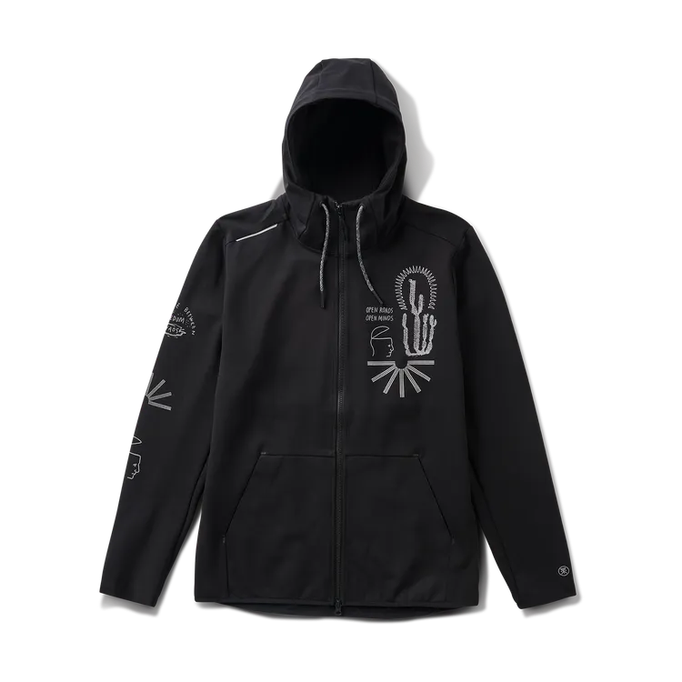 Roark Revival Mens Sweatshirt El Morro Zip Fleece 2.0 Hoodie