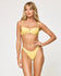 L*Space Womens Bikini Top Ribbed Hunter