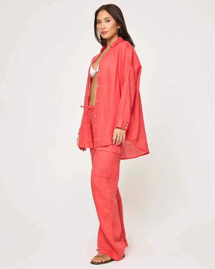 L*Space Womens Shirt Rio Tunic