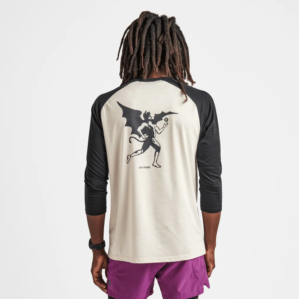 Roark Revival Mens Shirt Black Sabbath Mathis Raglan Tee