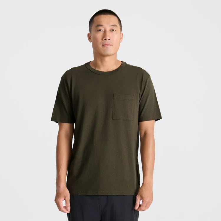 Roark Revival Mens Shirt Well Worn Organic Pocket Tee
