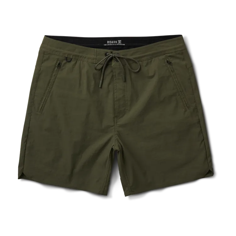 Roark Revival Mens Shorts Layover Trail 17