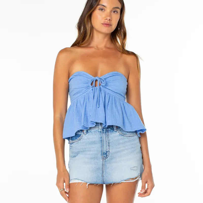 Roxy Womens Shirt Ventura Tube Top