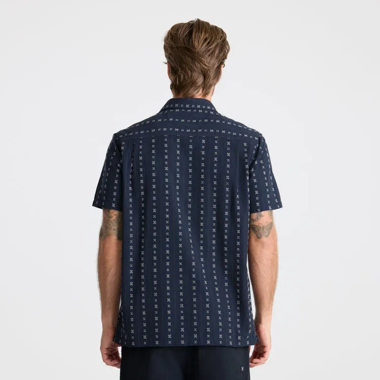 Roark Revival Mens Woven Gonzo Short Sleeve Button Up Shirt