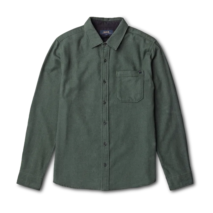 Roark Revival Mens Shirt Crossroads Organic Cotton Flannel